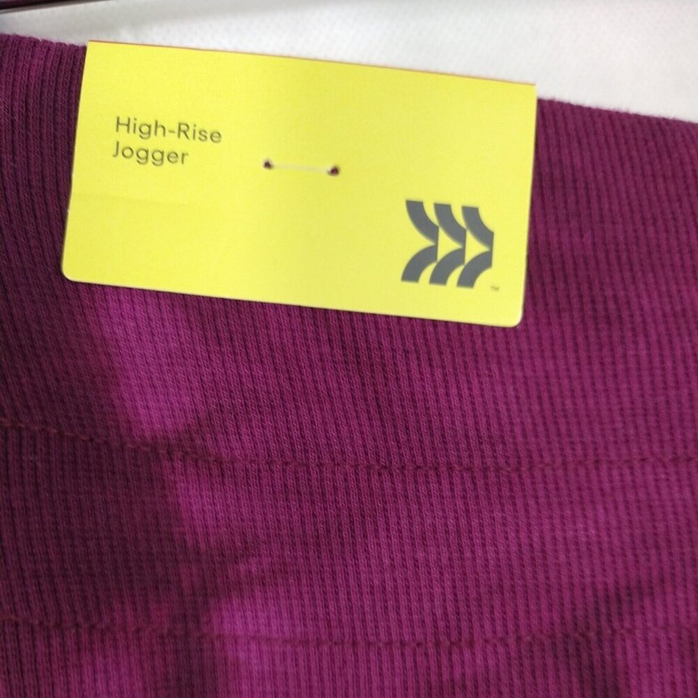 All in Motion High Rise Jogger Pants Women Size XS Purple Tie Dye Pockets NEW - Picture 6 of 8